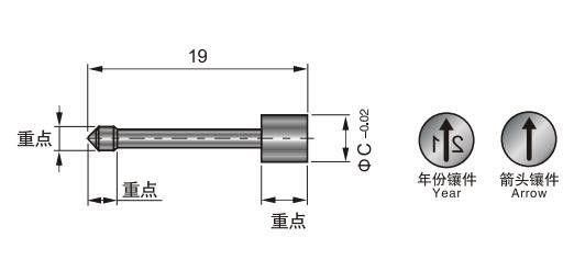 Inner Pointer Removable Steel Mold Date Stamp Customer Size Mold Date Inserts